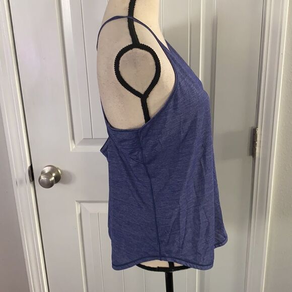 Lululemon Fast As Light Singlet Heathered Emperor Blue Size 10 - Picture 8 of 12